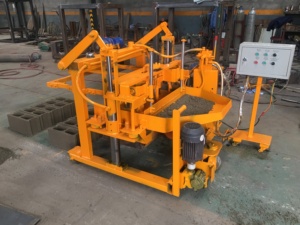 定制迷你空心砌块机Qt40-3a蛋层制砖机 - Product Image 2