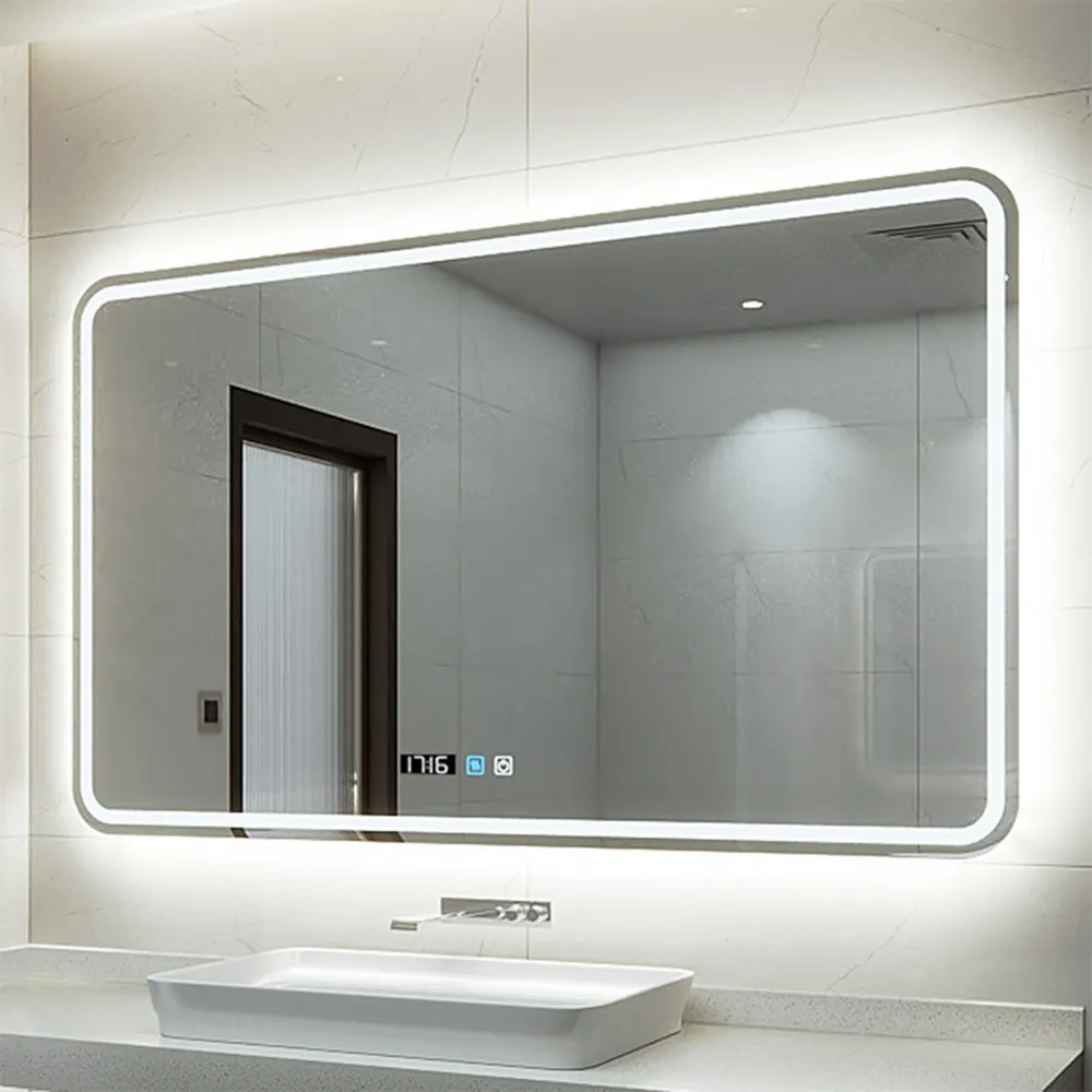Hiện đại nhà treo tường chiếu sáng thông minh LED chiếu sáng phòng tắm Gương trang trí tắm gương