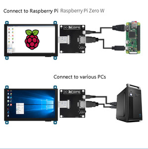 5-дюймовый ЖК-модуль ЖК-экран емкостный экран сенсорный 5009 HDMI Raspberry Pi IPS полный обзор плата управления - Product Image 6