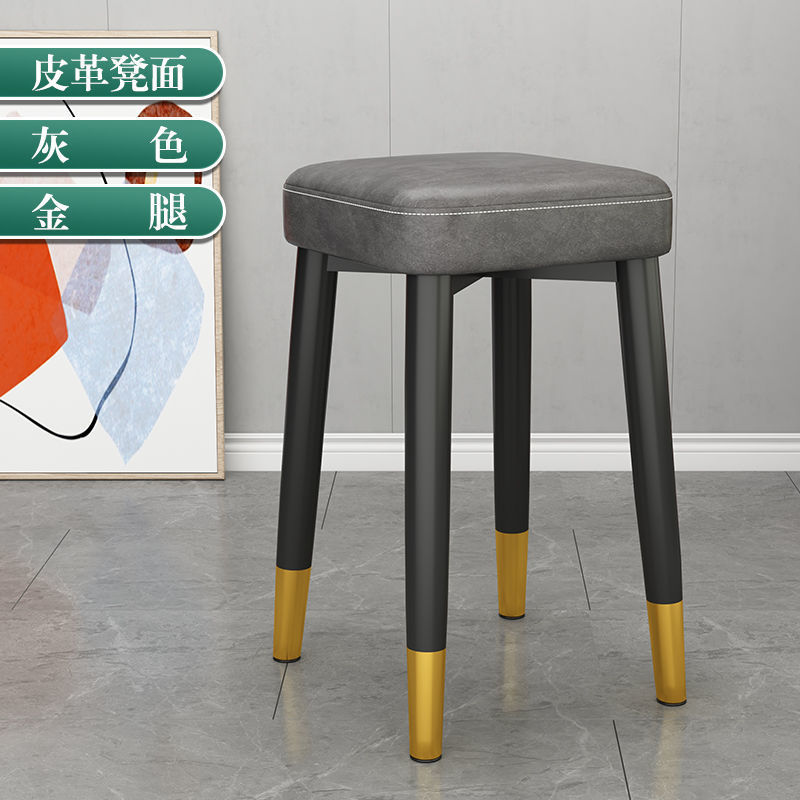 Latex version (thickened black and gold legs) grey leather