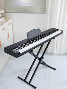 88键乐器木制音乐钢琴<span class=keywords><strong>USB</strong></span> MIDI数字钢琴发光二极管数字显示电动键盘待售