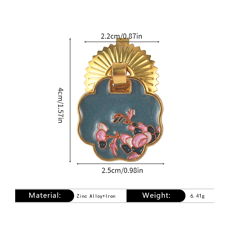 Orchid Blue - Faux Gold