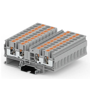 <strong>3</strong>-layer Connector, <strong>1</strong> <strong>Input</strong> and <strong>1</strong> <strong>Output</strong> 2.5mm square Wiring Terminal Block - Product Image 5