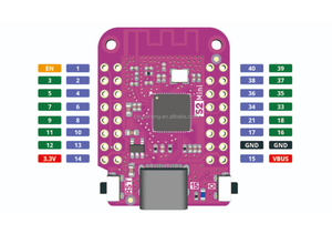 บอร์ดพัฒนา WiFi S2 MINI V1.0.0 ESP32-S2 4MB แฟลช2MB PSRAM