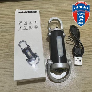 Có thể sạc lại 300lm EDC Keychain Đèn pin không thấm nước 7-Chế độ <span class=keywords><strong>Mini</strong></span> <span class=keywords><strong>torch</strong></span> Cáp USB cho cắm trại ngoài trời Quà Tặng - Product Image 6