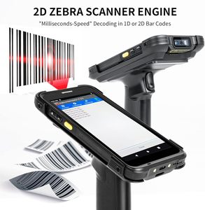 Escáner de código de barras Android 13 Computadora móvil de mano Terminal DE DATOS resistente PDA con lector de 1D/2D - Product Image 3