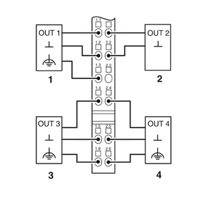 In stock plc controller di programmazione inline IB IL 24 DO 4-PAC modulo digitale 2861276 originale 24VDC - Product Image 3