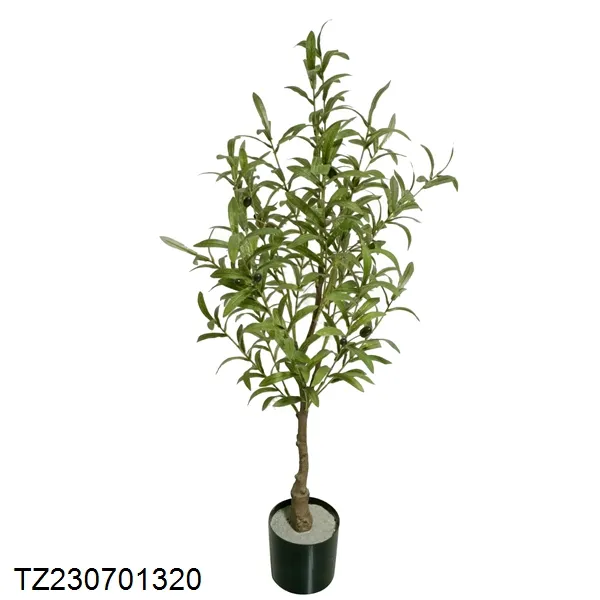 Tizen ventes directes d'usine olivier artificiel de haute qualité personnaliser arbre de simulation citronnier pour la décoration