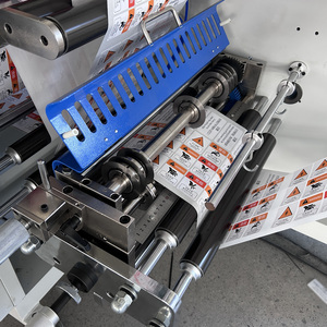 HJJX- 450 baskılı malzeme yarı döner kalıp kesme makinesi tam rotasyon ve Servo Motor ile aralıklı döner kalıp kesici - Product Image 5