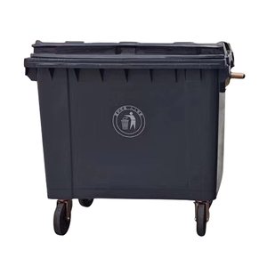 660L塑料垃圾桶轮式垃圾桶社区回收垃圾桶户外带盖大垃圾桶 - Product Image 1