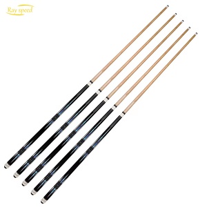 Rayspeed bilardo havuz Cue yüksek sınıf Sticker Cue sert akçaağaç mil 12.5mm İpucu boyutu 58 inç 19oz 20oz 21oz Unilock ortak
