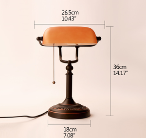 Biumart คลาสสิก Vintage โคมไฟตั้งโต๊ะ Banker E27ปุ่มอ่านโคมไฟตั้งโต๊ะสำหรับตกแต่งบ้าน - Product Image 6