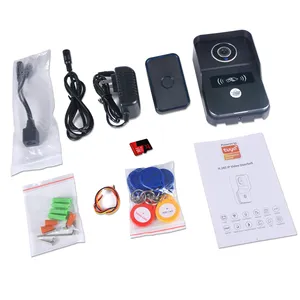 Cámara inalámbrica alimentada por WIFI POE 2024 Sistema de timbre de intercomunicación Tuya que funciona con pantalla táctil inteligente Tuya Golden Security