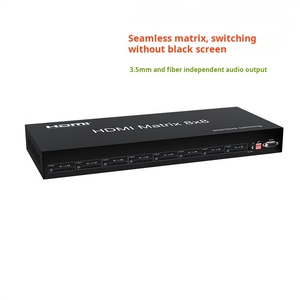 Matriz sin costuras 8 en 8 salida doble extracción de frecuencia de audio HDMI HD Matrix HDMI 8 8 matriz de conmutación de video - Product Image 2