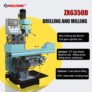 CE Certificate <strong>DRO</strong> System Power Feed ZX6350A Milling Drilling Machine - Product Image 4