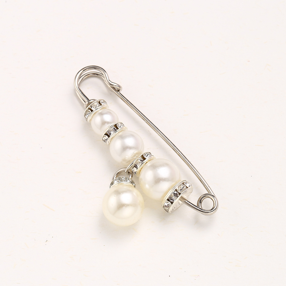 Perles pendantes d'aiguille d'argent de 5.8cm