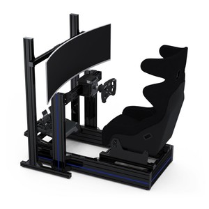 Simulador de competición profesional con bandeja de PC de ordenador, Base de perfil de aluminio de extrusión 40160 personalizada, Kit de cabina de carreras Sim DIY - Product Image 1