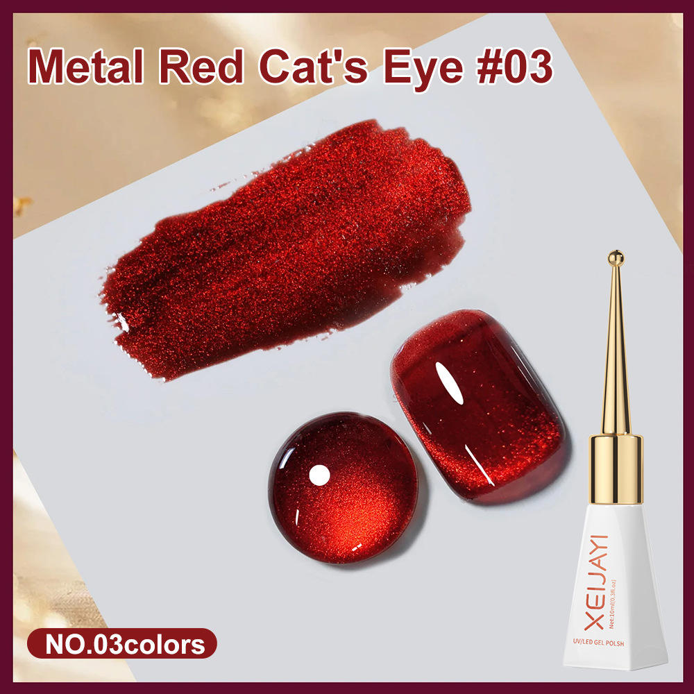 Scepter bottle metal red cats eye 03