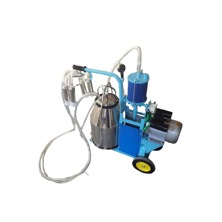 Hot Selling Automatic Piston Type Cow Milking Machine with Price 50 Provided Full Automatic Hand Pump Milk Machine Vacuum Pump
