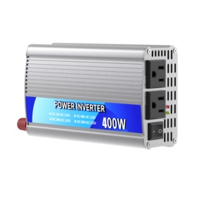 Inversor de onda sinusoidal modificada inversor portátil 400W DC 12 V o DC 24 V entrada a AC 110V 60Hz salida con enchufes duales y USB - Product Image 3