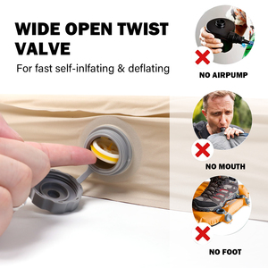 Diskon besar kedaluwarsa matras udara besar, matras tidur berkemah sendiri 10cm untuk berkemah dan tidur - Product Image 4