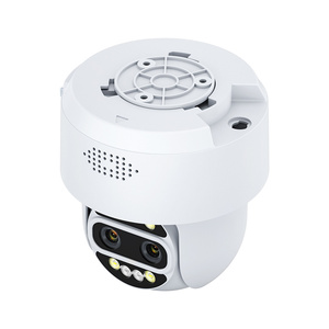 2X Zoom Camhipro iki yönlü ses çift Lens 4K 4G CCTV Sim kart PTZ IP ağ kamerası - Product Image 3