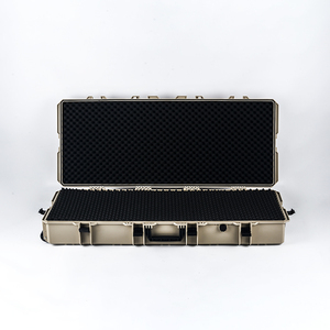 Glary Stackable cứng hợp chất cung trường hợp hộp không thấm nước súng lưu trữ trường hợp Hộp chống sốc nhựa dài súng trường hợp hộp với bánh xe - Product Image 4