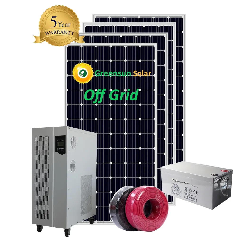 태양 광 시스템 그리드 20kw 22kw 태양 패널 체계