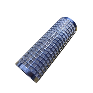 <strong>Oem</strong> Stainless Steel 304 316l Perforated Metal <strong>Mesh</strong> <strong>Filter</strong> Barrel New Round Hole Shape Porous Metal <strong>Filter</strong> <strong>Mesh</strong>