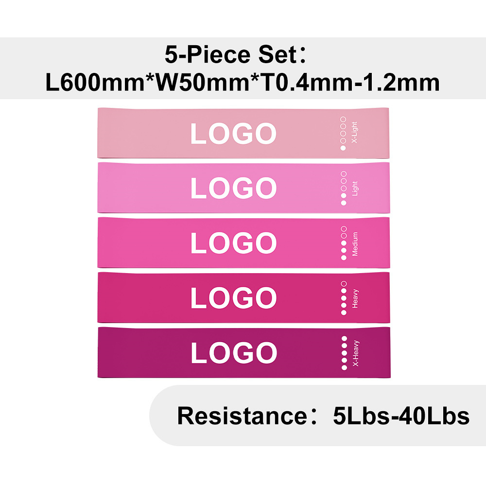 Rose-Red 5Pcs Set