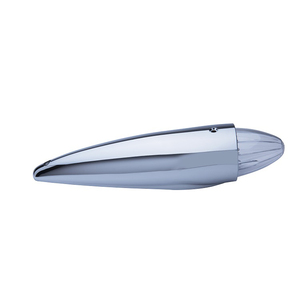 Amber çift Led Mini mermi İşaretleyici PC Lens 16 1/8 inç x 3 1/2 inç Torpedo şekilli kabin park lambaları ile konut - Product Image 5