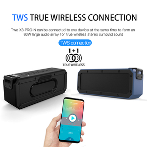 X3Pro蓝牙扬声器40w便携式扬声器，带触摸控制音箱，支持语音助手、NFC、麦克风 - Product Image 4