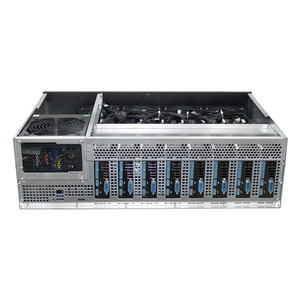 Custom Computer Server Case 8GPU Sistema PC Chasis Conjunto completo Barebone Gpu Rig Case - Product Image 3