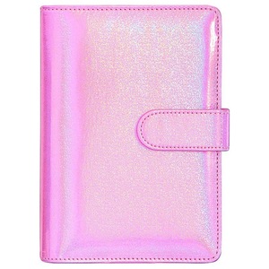 <strong>Colorful</strong> Macaron <strong>Stock</strong> Laser Notebook A3 Size Leather Student Graduation Bookkeeping Travel Bookkeeping PVC Loose-leaf <strong>Book</strong> - Product Image 6