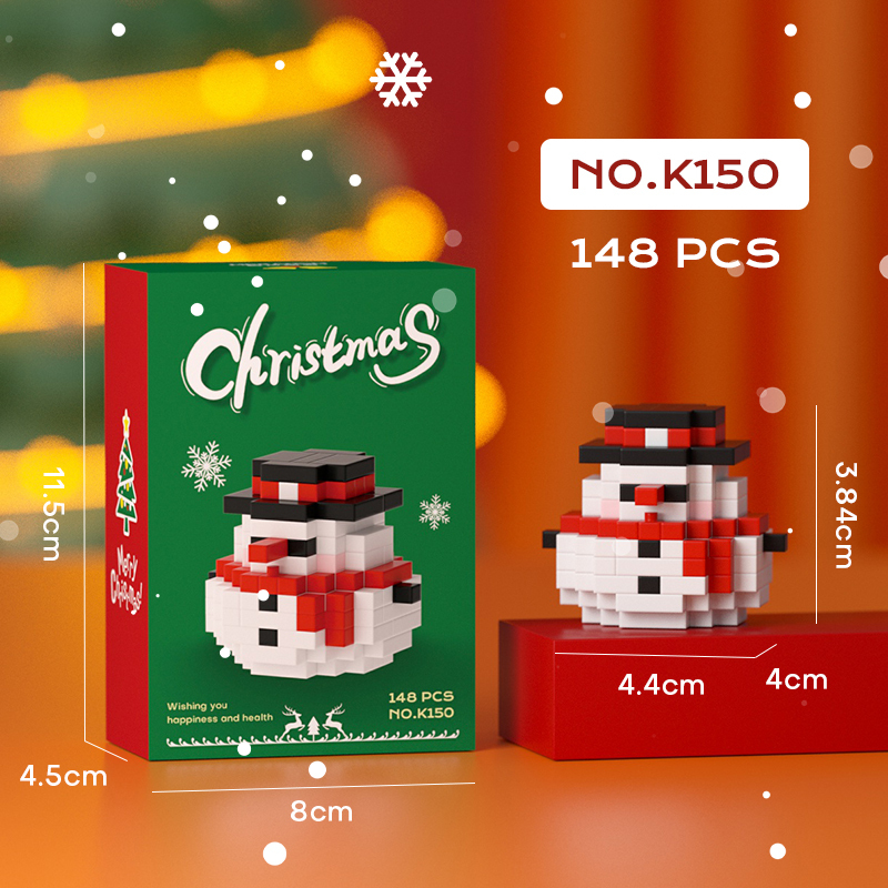 K150 Mini bonhomme de neige de Noël