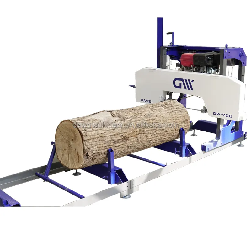 Grande log mobile segheria diesel portatile segheria industriale macchina legno portatile motosega catena sega mulino