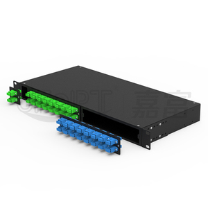 1U 19 Inch ABS Box Type FTTH Fiber Distribution Terminal 1*16 1*32 <strong>Port</strong> PLC Splitter Rack Mounted Optical <strong>Patch</strong> <strong>Panel</strong> - Product Image 3