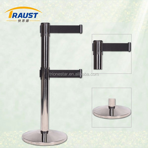 Vendita calda doppia stile cintura coda barriera di controllo/retrattile barriera per l'aeroporto - Product Image 1