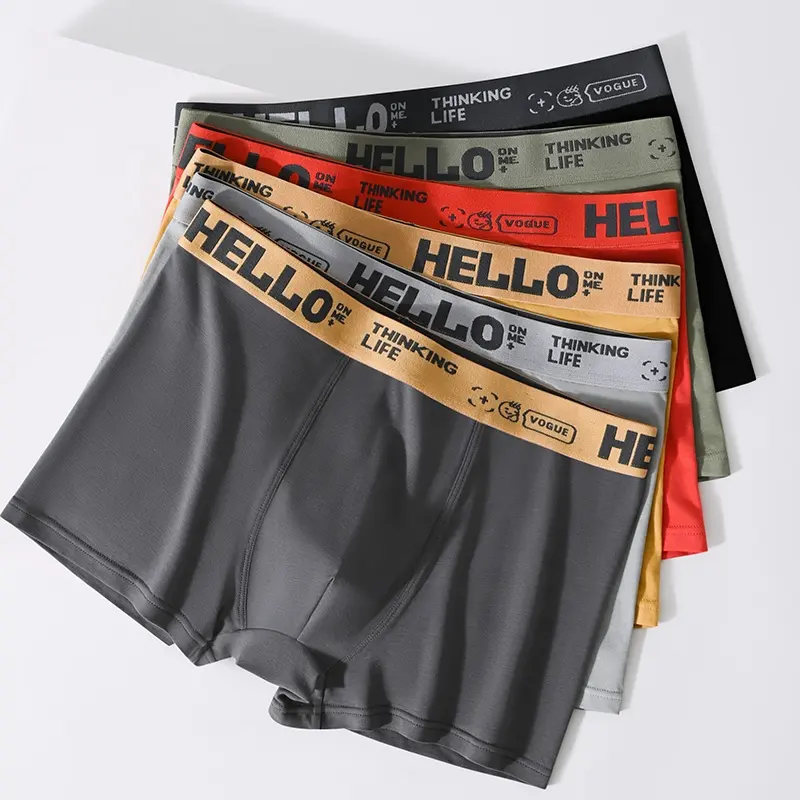 Fabricante Para Hombre Ropa interior Stock a granel Par Hombr Ropa interior Personalizado Hombres Boxer Shorts Hombres Calzoncillos Boxers Para Hombres