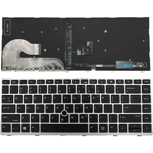Toptan klavye HP Backlit 725 G3 725 G4 820 G3 820 G4 828 G4 826631-001 815391-001 arkadan aydınlatmalı ve Trackpoint ile - Product Image 1