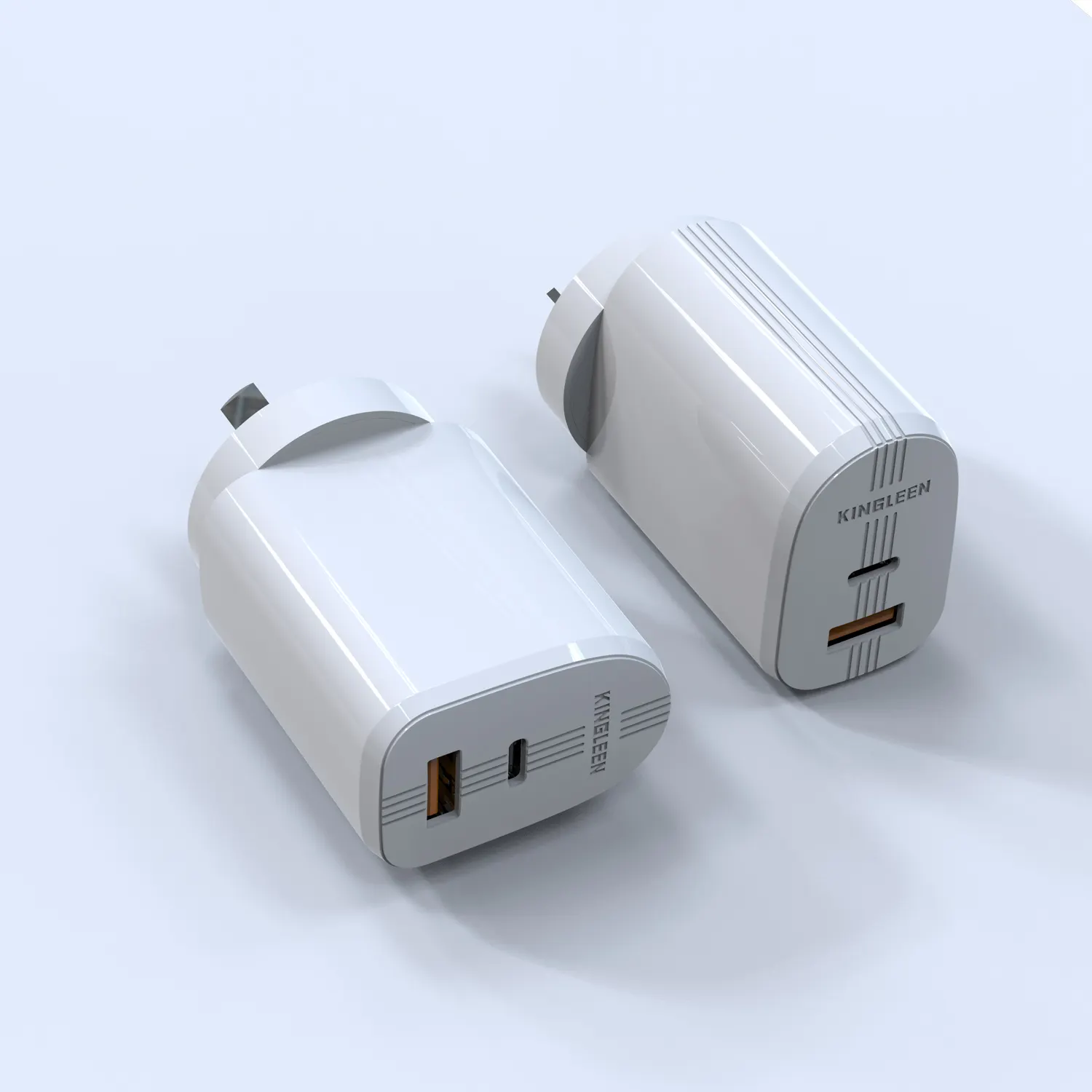2022 New Hot selling AUS Plug PD 20w Charger QC5.0 Multifunction Charger Type-c Pd Dual-port Fast Charger For Iphone For Samsung