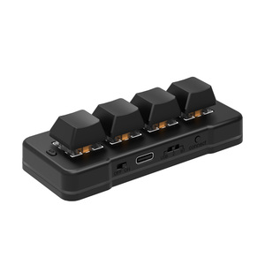MK424G Wired 2.4G PCsensor Custom USB 4-Key <strong>Keyboard</strong> Mini <strong>Mechanical</strong> <strong>Keyboard</strong> Gaming Macro Programming One Key Password - Product Image 1