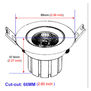 Benory 24V RGBW Loxone Tree <strong>PWM</strong> KNX GVS Dali <strong>DMX</strong> <strong>Control</strong> Dimmable Downlight Tunable White 2700K 3000K Smart Spot Down Light - Product Image 4