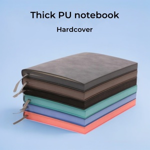 Cuaderno de cuero suave A5 Retro Yangba, Nota de reunión, cuaderno de Pu grueso Simple, LOGOTIPO personalizado para oficina de negocios - Product Image 1
