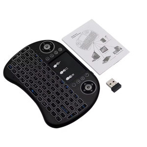 Data Frog Backlit I8 Mini Wireless <strong>Keyboard</strong> 2.4ghz Russian Air <strong>Mouse</strong> with Touchpad for Laptop TV <strong>Android</strong> TV Box <strong>Use</strong> AAA Battery - Product Image 5