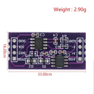 CS1237 24-Bit-ADC-Modul Onboard TL431 Externer Referenz chip Ein kanal ige Wiege messung 24Bit für Arduino - Product Image 6