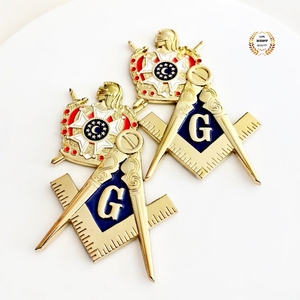 Bulk Make Custom 3d Gold Pin Emblem Zinc Alloy Fancy Brooch Pin <strong>with</strong> <strong>3M</strong> Adhesive Sticker FREEMASONRY and DEMOLAY Pin <strong>Badge</strong> - Product Image 1