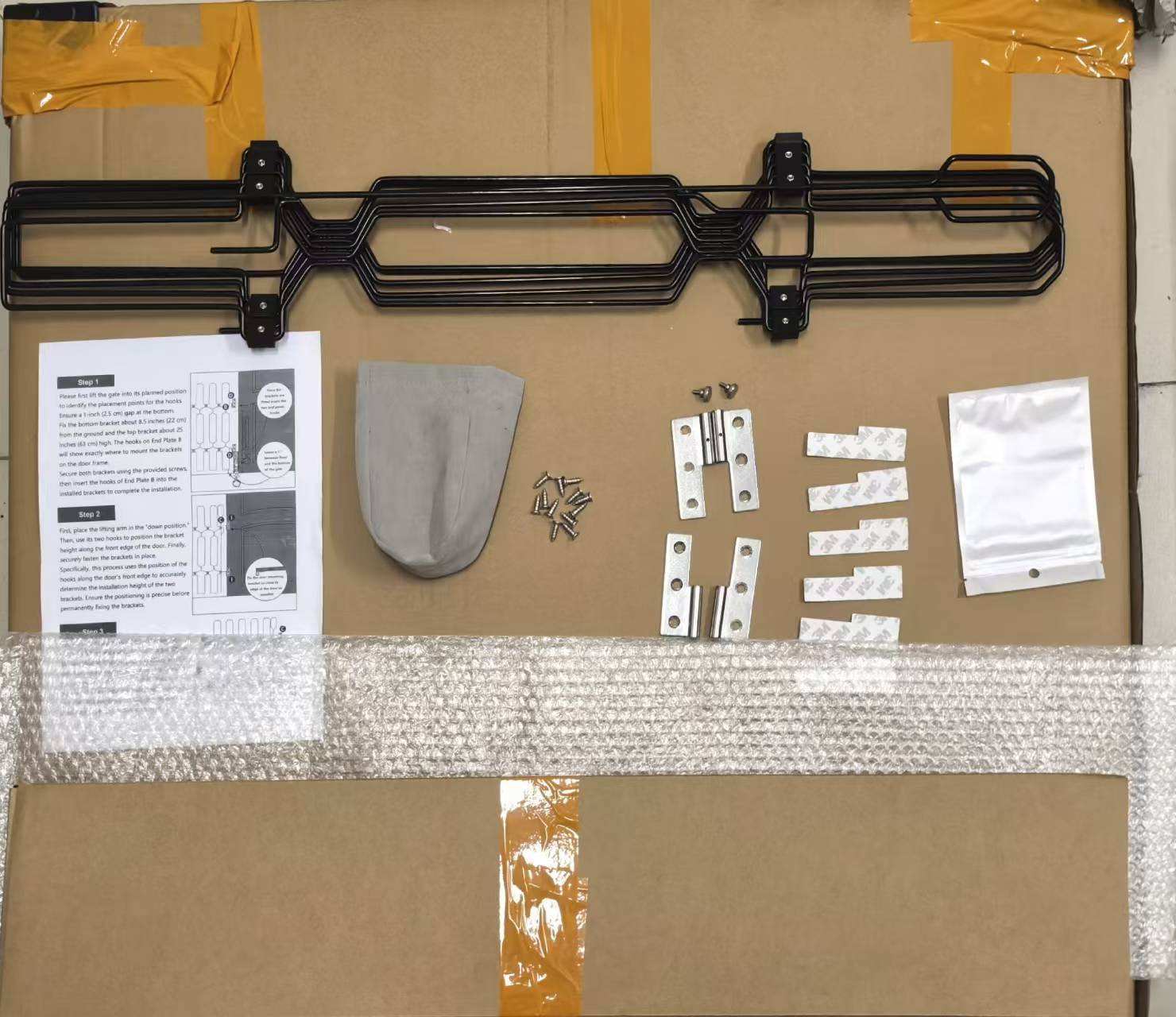 Largeur : 78 cm, Hauteur : 78 cm (Pas besoin de perçage)