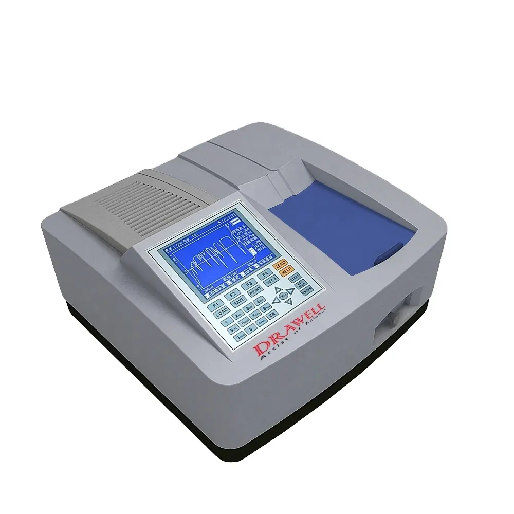 Drawell-DU-8600 serie 190-1100nm, espectrofotómetro Visible Uv con Manual, precio