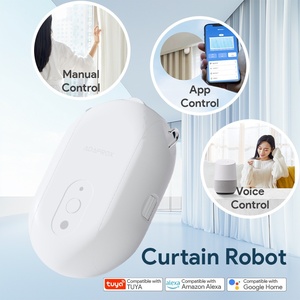 ZigBee 3,0 умный робот-не требуется проводка, моторизованный Умный домашний занавес, совместимый с системами умного дома - Product Image 2